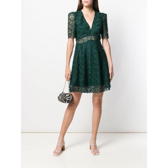 NWT Sandro Hearty Lace Fit & Flare Cocktail Dress - Picture 1 of 16